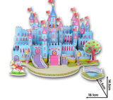 3D DIY Puzzle Jigsaw Baby toy Kid Early learning Castle Construction