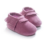 PU Suede Leather Newborn Baby Boy Girl Baby Moccasins Soft Moccs Shoes