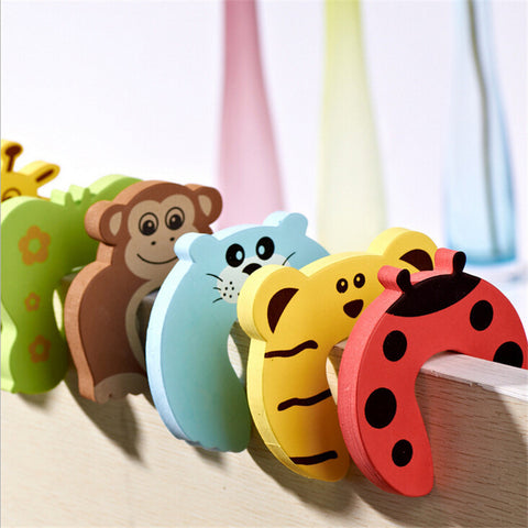 10pcs Colorful Baby Finger Protector Door Stopper