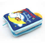 12 pages Soft Cloth Baby Boys Girls Books Rustle Sound Infant Educational Stroller Rattle Toys