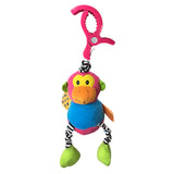 Plush Toy Animal Clip Baby Crib Bed Hanging Bells Toys for Stroller