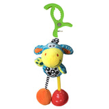 Plush Toy Animal Clip Baby Crib Bed Hanging Bells Toys for Stroller