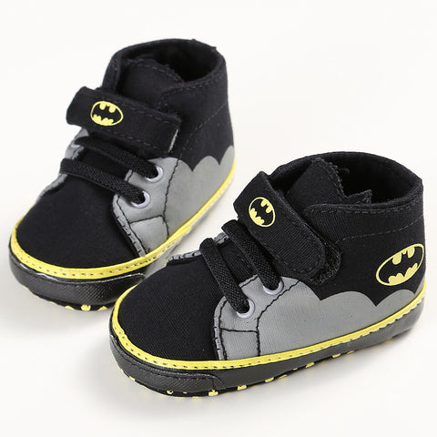 Batman Canvas Kids Footwear Casual Sneakers Crib Babe First Walkers 0-1T