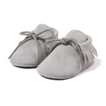 Boy Girl Soft Moccs Fringe Soft Soled Non-slip Footwear