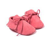 Boy Girl Soft Moccs Fringe Soft Soled Non-slip Footwear