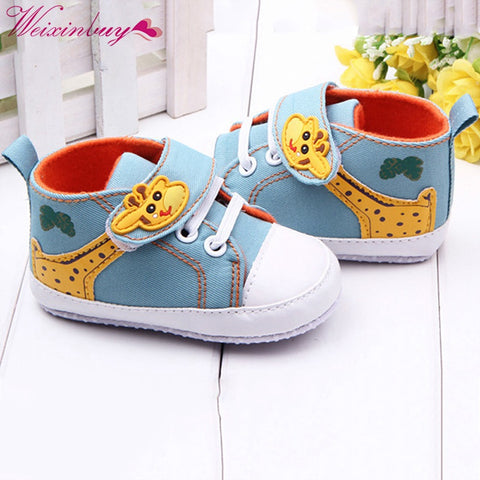 Giraffe Canvas Anti-slip Infant Soft Sole Baby First Walkers Toddler Shoes