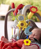 Infant Toy Baby Crib Revolves Around Bed Spiral Stroller Playing Toy