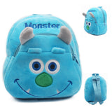 Plush backpack for kindergarten