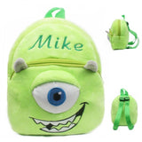 Plush backpack for kindergarten