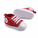 Solid Canvas Anti-slip Soft Shoes Sneaker Fashion Patch Cotton Shoe For baby