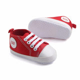 Solid Canvas Anti-slip Soft Shoes Sneaker Fashion Patch Cotton Shoe For baby