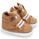 Fox Head Lace Cotton Cloth First Walker Anti-slip Soft Sole Toddler Sneaker