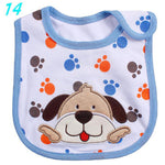 Baby Bibs Cute Cartoon Pattern Baby Waterproof Saliva Towel