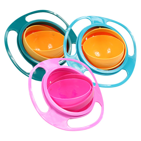 Baby Universal Gyro 360 Rotate Spill-Proof Bowl