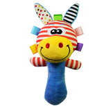 Cute Plush Animal Hand Bells Baby Toys