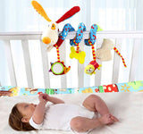 Musical Soft Plush Animal Hanging Bed Stroller Star Teether, Rattle Mobiles Baby Toys