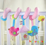 Musical Soft Plush Animal Hanging Bed Stroller Star Teether, Rattle Mobiles Baby Toys