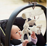 Musical Soft Plush Animal Hanging Bed Stroller Star Teether, Rattle Mobiles Baby Toys