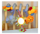 Musical Soft Plush Animal Hanging Bed Stroller Star Teether, Rattle Mobiles Baby Toys