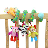 Musical Soft Plush Animal Hanging Bed Stroller Star Teether, Rattle Mobiles Baby Toys