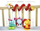 Musical Soft Plush Animal Hanging Bed Stroller Star Teether, Rattle Mobiles Baby Toys