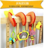 Musical Soft Plush Animal Hanging Bed Stroller Star Teether, Rattle Mobiles Baby Toys