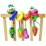 Musical Soft Plush Animal Hanging Bed Stroller Star Teether, Rattle Mobiles Baby Toys