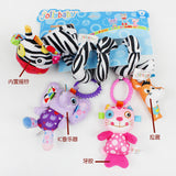 Musical Soft Plush Animal Hanging Bed Stroller Star Teether, Rattle Mobiles Baby Toys