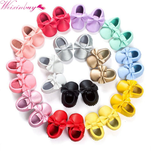22 Colors Tassels Baby Moccasin Newborn Babies Shoes