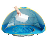 CHILDREN'S WATERPROOF POP UP BEACH TENT (UV PROTECTING)