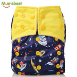 2018 New Baby Cloth Diapers Adjustable Cartoon Foxes Cloth Nappy
