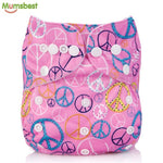 Washable Baby Cloth Diaper Cover Waterproof Cartoon Owl Baby Diapers Reusable Cloth Nappy