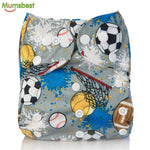 Washable Baby Cloth Diaper Cover Waterproof Cartoon Owl Baby Diapers Reusable Cloth Nappy