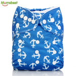 Washable Baby Cloth Diaper Cover Waterproof Cartoon Owl Baby Diapers Reusable Cloth Nappy