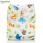 Washable Baby Cloth Diaper Cover Waterproof Cartoon Owl Baby Diapers Reusable Cloth Nappy