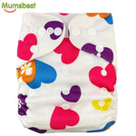 Washable Baby Cloth Diaper Cover Waterproof Cartoon Owl Baby Diapers Reusable Cloth Nappy