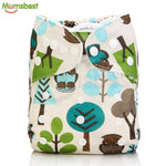 Washable Baby Cloth Diaper Cover Waterproof Cartoon Owl Baby Diapers Reusable Cloth Nappy