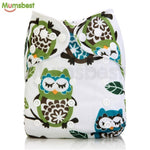 Washable Baby Cloth Diaper Cover Waterproof Cartoon Owl Baby Diapers Reusable Cloth Nappy