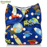 Washable Baby Cloth Diaper Cover Waterproof Cartoon Owl Baby Diapers Reusable Cloth Nappy