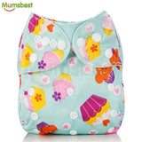 Washable Baby Cloth Diaper Cover Waterproof Cartoon Owl Baby Diapers Reusable Cloth Nappy