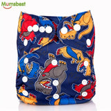 Washable Baby Cloth Diaper Cover Waterproof Cartoon Owl Baby Diapers Reusable Cloth Nappy