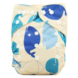 Baby Diapers Reusable Nappies Christmas Cartoon Positional Digital Print Newborn Cloth Diaper