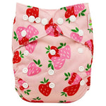 Baby Diapers Reusable Nappies Christmas Cartoon Positional Digital Print Newborn Cloth Diaper