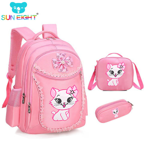 Sweet Cat Girl's School Bags