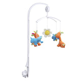 White Rattles Bracket Set Baby Crib Mobile Bed Bell Toy