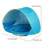 CHILDREN'S WATERPROOF POP UP BEACH TENT (UV PROTECTING)