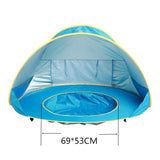 CHILDREN'S WATERPROOF POP UP BEACH TENT (UV PROTECTING)