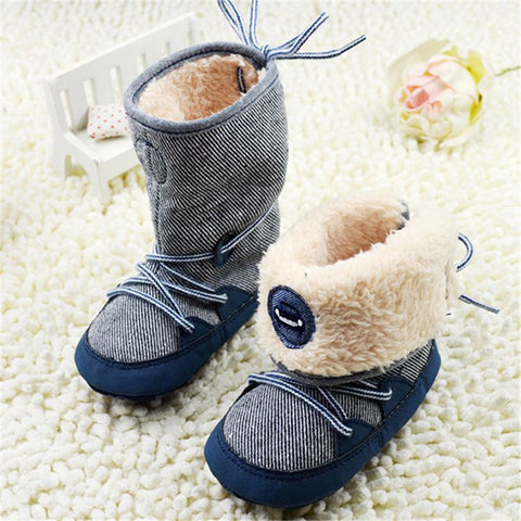 0-18months baby boy winter warm snow boots