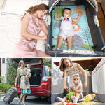 PORTABLE MULTI-FUNCTIONAL FOLDING BABY CRIB WITH DIAPER CHANGING TOOLS!